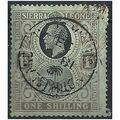 Sierra Leone 1912 SG124 1/- Black/Green Good US...