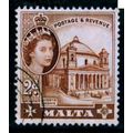 MALTA 1956 SG 270 2d BROWN FINE USED #3