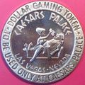 Caesars Palace. $1 Casino Token. Las Vegas, NV....