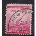 United States Postmark New York For Defense 2c VGC