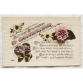 1919 Greetings postcard Grandfather Birthday