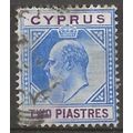 Cyprus 1904 SG65 2pi Blue & Purple Wmk MCA Fine...