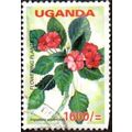 Uganda. 1600/= Value. Impatiens Wallediara . Fi...