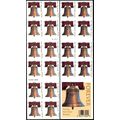 Liberty Bell Booklet Pane With Gold Color Shift...