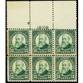 622, Mint NH 13¢ Top Plate Blocks of Six Stamps...