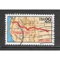 USA 1993 OREGON TRAIL 150th ANNIVERSARY MAP WES...