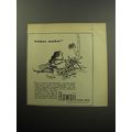 1957 Hawaii Visitors Bureau Ad - hiamoe maikai