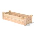 48 in x 16 in Premium Cedar Wood Raised Garden ...