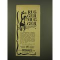 1961 Beshar's Rugs Advertisement - Rug Ger Mug Ger