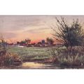 EC467 CRICKLADE ABOVE OXFORD. ART POSTCARD BY TUCK