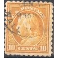 USA 1912 - SG517 - 10c yellow - Franklin - used