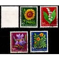 SCHWEIZ SWITZERLAND [1961] MiNr 0742-46 ( O/use...