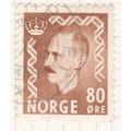 Norway 1950 - SG429 - 80o brown - King Haakon V...