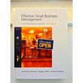 Effective Small Business Management