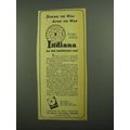 1942 Indiana Division of State Publicity Ad - The War
