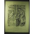 1942 Cartoon by Bernard Partridge - The Bookworm