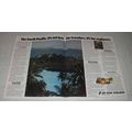 1980 2-page Air New Zealand Ad - The South Pacific