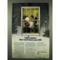 1980 Anderson Windows Ad - Won't Leave You Cold