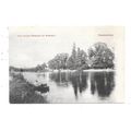 NICE PRINTED POSTCARD THE RIVER THAMES AT BISHA...