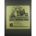 1946 Cudahy's Deviled Ham Ad - Make sandwiches twice better