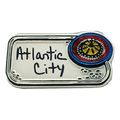 Atlantic City Roulette Wheel Fridge Magnet