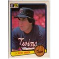1983 Donruss baseball card 179 Kent Hrbek