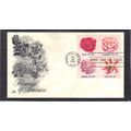 FDC Art Craft 1876-1879 18c Flowers (Cachet-U/A...