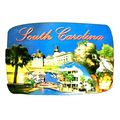 South Carolina Collage Artwood Fridge Magnet
