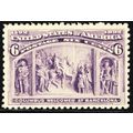 235, Mint VF NH (Crackly gum) 6¢ Columbian - SC...