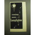 1957 Nicholson's Lamplighter Gin Ad - coming soon.. Lamplighter
