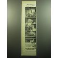 1957 Teacher's Highland Cream Scotch Ad - Railroads have changed since 1830