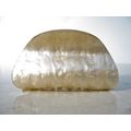 Vanilla creme white marbled hair claw clip