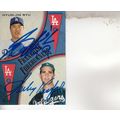 HYUN-JIN RYU & SANDY KOUFAX 2013 AUTOGRAPHED LO...
