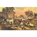 AMERICAN FARM YARD - EVENING 1952 Nathaniel Cur...