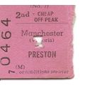 B.R.B. Edmondson Ticket - Manchester Victoria t...