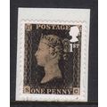 SG3709 2015 1st PENNY BLACK ~ SELF-ADHESIVE Ex ...