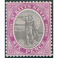 St Kitts-Nevis 1916 6d. grey-black & bright pur...