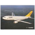 Condor Airbus A310 203 Aircraft Postcard (A14114)
