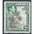 Jamaica 1938 SG124 2d Grey & Green Mounted Mint...