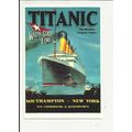 White Star Line TITANIC Advertising Postcard by...