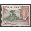 Dominica 1951 SG126 6c Olive & Chestnut Mounted...