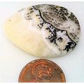 Silver Lace Onyx Freeform Gemstone Cabochon 35