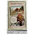 vintage Greetings postcard Birthday Sincere Wishes