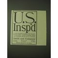1900 Swift and Company Ad - U.S. Insp'd