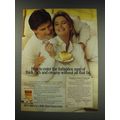 1991 Knox Gelatin Ad - recipe for Breathless Peach Cheesecake