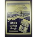 1957 Senior Service Cigarettes Ad
