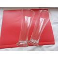LAGER DRINKING GLASSES X 2 ) (19/01)