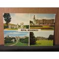 multiview, ROYAL RESIDENCES,,, unused postcard. =