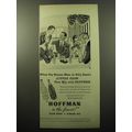 1950 Hoffman Club Soda and Ginger Ale Ad - When Big Names meet at Billy Reed's