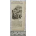 1847 engraving The Booth Hall, Gloucester - Noo...